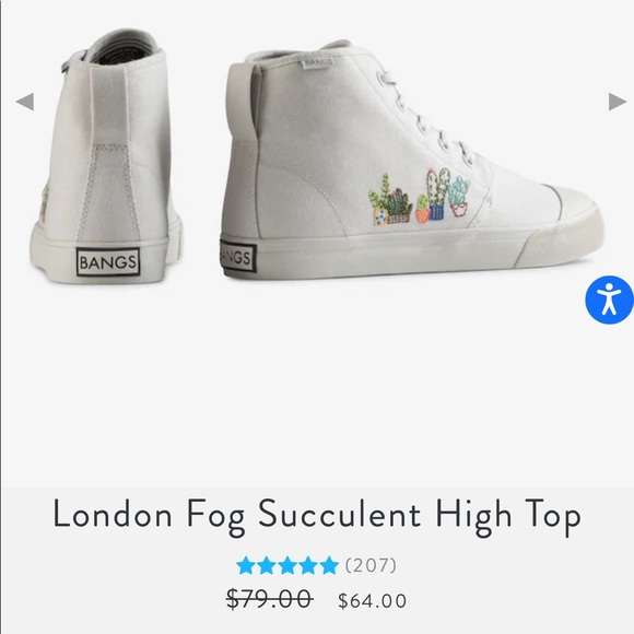 Bangs Shoes - London fog succulent high top W 9.5, M 8 - Picture 7 of 7